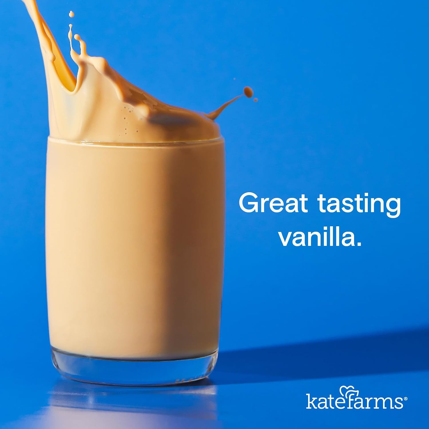 KATE FARMS Organic 1.4 High Calorie Shake, Vanilla, 20g Protein, 12 Pack | Organic vanilla high calorie nutrition shake with 20g protein plus 27 vitamins and minerals.