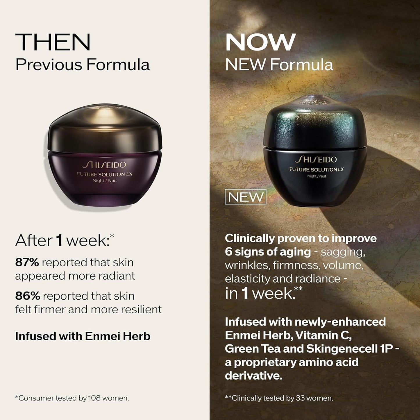 Shiseido Future Solution LX Total Regenerating Cream - 50 mL - Anti-Aging Night Moisturizer - Visibly Firms, Plumps, and Smooths - Non-Comedogenic