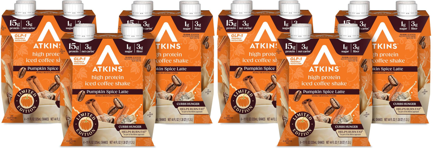 Atkins Dark Chocolate Royale High Protein Shake, 12 Count